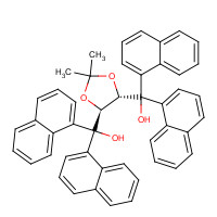 171086-52-5 [(4S,5S)-5-[hydroxy(dinaphthalen-1-yl)methyl]-2,2-dimethyl-1,3-dioxolan-4-yl]-dinaphthalen-1-ylmethanol chemical structure