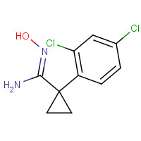 256658-06-7 1-(2,4-dichlorophenyl)-N'-hydroxycyclopropane-1-carboximidamide chemical structure