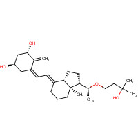 103909-75-7 (1R,3S,5Z)-5-[(2E)-2-[(1S,3aS,7aS)-1-[(1S)-1-(3-hydroxy-3-methylbutoxy)ethyl]-7a-methyl-2,3,3a,5,6,7-hexahydro-1H-inden-4-ylidene]ethylidene]-4-methylidenecyclohexane-1,3-diol chemical structure