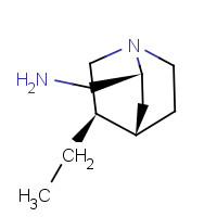 475160-61-3 [(2R,4S,5R)-5-ethyl-1-azabicyclo[2.2.2]octan-2-yl]methanamine chemical structure