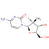 817204-33-4 4-amino-1-[(2R,3R,4R,5R)-3-fluoro-4-hydroxy-5-(hydroxymethyl)-3-methyloxolan-2-yl]pyrimidin-2-one chemical structure