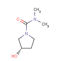1305322-89-7 (3S)-3-hydroxy-N,N-dimethylpyrrolidine-1-carboxamide chemical structure