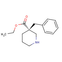 170844-43-6 ethyl (3R)-3-benzylpiperidine-3-carboxylate chemical structure