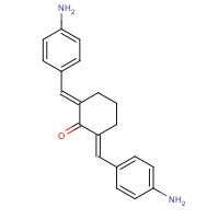 38102-83-9 (2E,6E)-2,6-bis[(4-aminophenyl)methylidene]cyclohexan-1-one chemical structure