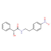521284-19-5 (2R)-2-hydroxy-N-[2-(4-nitrophenyl)ethyl]-2-phenylacetamide chemical structure
