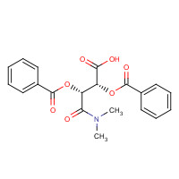 78761-37-2 (2R,3R)-2,3-dibenzoyloxy-4-(dimethylamino)-4-oxobutanoic acid chemical structure