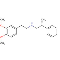 522646-18-0 (2R)-N-[2-(3,4-dimethoxyphenyl)ethyl]-2-phenylpropan-1-amine chemical structure