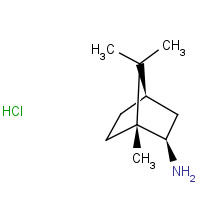 24629-78-5 (1R,3R,4R)-4,7,7-trimethylbicyclo[2.2.1]heptan-3-amine;hydrochloride chemical structure