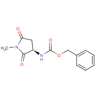 67513-63-7 benzyl N-[(3R)-1-methyl-2,5-dioxopyrrolidin-3-yl]carbamate chemical structure