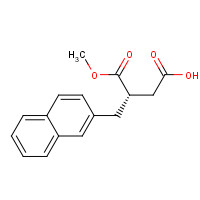 220497-75-6 (3S)-4-methoxy-3-(naphthalen-2-ylmethyl)-4-oxobutanoic acid chemical structure