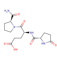 85541-78-2 (4S)-5-[(2S)-2-carbamoylpyrrolidin-1-yl]-5-oxo-4-[[(2S)-5-oxopyrrolidine-2-carbonyl]amino]pentanoic acid chemical structure