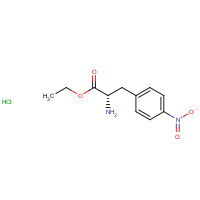 58816-66-3 ethyl (2S)-2-amino-3-(4-nitrophenyl)propanoate;hydrochloride chemical structure
