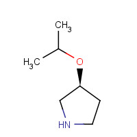 1016167-98-8 (3S)-3-propan-2-yloxypyrrolidine chemical structure