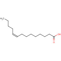 544-64-9 (Z)-tetradec-9-enoic acid chemical structure