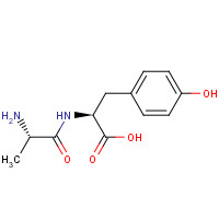 3061-88-9 (2S)-2-[[(2S)-2-aminopropanoyl]amino]-3-(4-hydroxyphenyl)propanoic acid chemical structure
