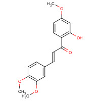 10493-06-8 (E)-3-(3,4-dimethoxyphenyl)-1-(2-hydroxy-4-methoxyphenyl)prop-2-en-1-one chemical structure