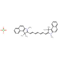 23178-67-8 (2E)-1,1,3-trimethyl-2-[(2E,4E,6E)-7-(1,1,3-trimethylbenzo[e]indol-3-ium-2-yl)hepta-2,4,6-trienylidene]benzo[e]indole;perchlorate chemical structure