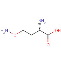 496-93-5 (2S)-2-amino-4-aminooxybutanoic acid chemical structure