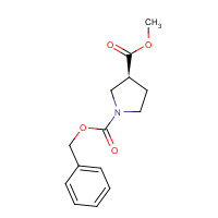313706-14-8 1-O-benzyl 3-O-methyl (3S)-pyrrolidine-1,3-dicarboxylate chemical structure