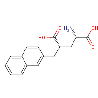 207497-61-8 (2S,4S)-2-amino-4-(naphthalen-2-ylmethyl)pentanedioic acid chemical structure