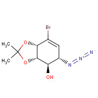 171916-75-9 (3aS,4R,5S,7aS)-5-azido-7-bromo-2,2-dimethyl-3a,4,5,7a-tetrahydro-1,3-benzodioxol-4-ol chemical structure