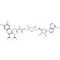 108285-10-5 [[(2R,3S,4R,5R)-5-(6-aminopurin-9-yl)-3,4-dihydroxyoxolan-2-yl]methoxy-hydroxyphosphoryl] [(2R,3S,4S)-5-(7,8-dimethyl-2,4-dioxo-1H-benzo[g]pteridin-10-ium-10-yl)-2,3,4-trihydroxypentyl] hydrogen phosphate chemical structure