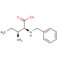 1859-49-0 (2S,3S)-2-(benzylamino)-3-methylpentanoic acid chemical structure