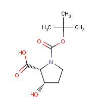 118492-87-8 (2R,3S)-3-hydroxy-1-[(2-methylpropan-2-yl)oxycarbonyl]pyrrolidine-2-carboxylic acid chemical structure