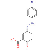 101-51-9 (3E)-3-[(4-aminophenyl)hydrazinylidene]-6-oxocyclohexa-1,4-diene-1-carboxylic acid chemical structure