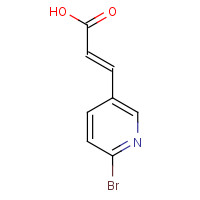 1035123-89-7 (E)-3-(6-bromopyridin-3-yl)prop-2-enoic acid chemical structure