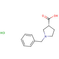 1082055-65-9 (3R)-1-benzylpyrrolidine-3-carboxylic acid;hydrochloride chemical structure