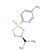 145679-46-5 (2S,4S)-2-(4-methylphenyl)-4-propan-2-yl-1-oxa-2$l^{6}-thia-3-azacyclopent-2-ene 2-oxide chemical structure