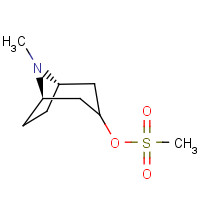 35130-97-3 [(1S,5R)-8-methyl-8-azabicyclo[3.2.1]octan-3-yl] methanesulfonate chemical structure