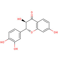 20725-03-5 (2R,3R)-2-(3,4-dihydroxyphenyl)-3,7-dihydroxy-2,3-dihydrochromen-4-one chemical structure