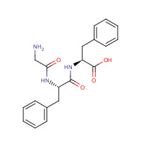 13116-21-7 (2S)-2-[[(2S)-2-[(2-aminoacetyl)amino]-3-phenylpropanoyl]amino]-3-phenylpropanoic acid chemical structure