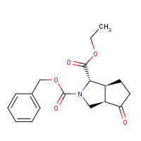 402958-21-8 2-O-benzyl 3-O-ethyl (3S,3aS,6aR)-6-oxo-1,3,3a,4,5,6a-hexahydrocyclopenta[c]pyrrole-2,3-dicarboxylate chemical structure
