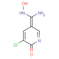 1243560-71-5 (5E)-5-[amino-(hydroxyamino)methylidene]-3-chloropyridin-2-one chemical structure