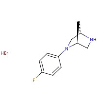 308103-49-3 (1S,4S)-2-(4-fluorophenyl)-2,5-diazabicyclo[2.2.1]heptane;hydrobromide chemical structure