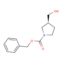 124391-76-0 benzyl (3S)-3-(hydroxymethyl)pyrrolidine-1-carboxylate chemical structure