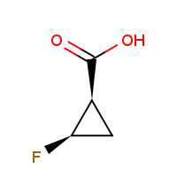 127199-13-7 (1R,2R)-2-fluorocyclopropane-1-carboxylic acid chemical structure
