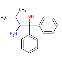 86695-06-9 (2R)-2-amino-3-methyl-1,1-diphenylbutan-1-ol chemical structure