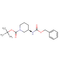 320580-76-5 tert-butyl (3R)-3-(phenylmethoxycarbonylamino)piperidine-1-carboxylate chemical structure