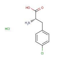 123053-23-6 (2S)-2-amino-3-(4-chlorophenyl)propanoic acid;hydrochloride chemical structure