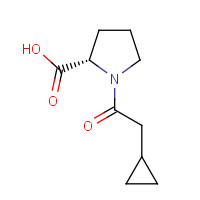 1309965-98-7 (2S)-1-(2-cyclopropylacetyl)pyrrolidine-2-carboxylic acid chemical structure