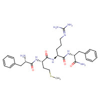 84413-35-4 (2S)-N-[(2R)-1-amino-1-oxo-3-phenylpropan-2-yl]-2-[[(2S)-2-[[(2S)-2-amino-3-phenylpropanoyl]amino]-4-methylsulfanylbutanoyl]amino]-5-(diaminomethylideneamino)pentanamide chemical structure