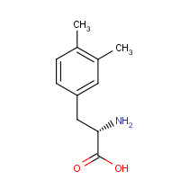 142995-28-6 (2S)-2-amino-3-(3,4-dimethylphenyl)propanoic acid chemical structure