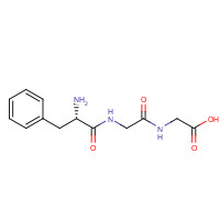23576-42-3 2-[[2-[[(2S)-2-amino-3-phenylpropanoyl]amino]acetyl]amino]acetic acid chemical structure