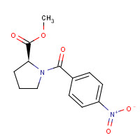 218631-87-9 methyl (2S)-1-(4-nitrobenzoyl)pyrrolidine-2-carboxylate chemical structure