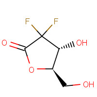 95058-77-8 (4R,5R)-3,3-difluoro-4-hydroxy-5-(hydroxymethyl)oxolan-2-one chemical structure