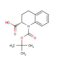 1187933-14-7 (2S)-1-[(2-methylpropan-2-yl)oxycarbonyl]-3,4-dihydro-2H-quinoline-2-carboxylic acid chemical structure